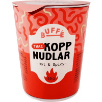 Illustration av Koppnudlar Hot and spicy