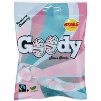 Illustration av Cool Hallon Skalle Godis