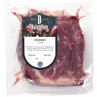 Illustration av Högrev i bit av nöt ca 1kg