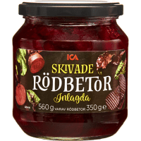 Illustration av Rödbetor skivade