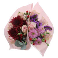 Illustration av Blombukett