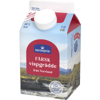 Illustration av Vispgrädde 40%