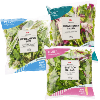 Illustration av Skurna sallader i påse