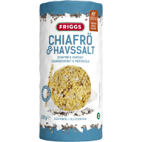 Illustration av Majskakor Chiafrö & havssalt Glutenfri