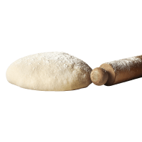 Illustration av Vår egen pizzadeg
