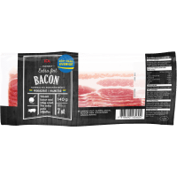 Illustration av Bacon extra fin Torrsaltat