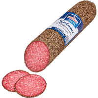 Illustration av Salami svartpeppar