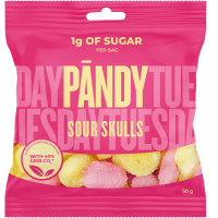 Illustration av Candy Sour Skulls