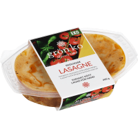 Illustration av Grön ko portionsrätter