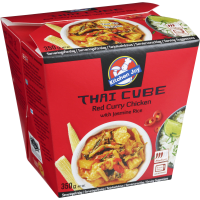 Illustration av Thai cube red curry