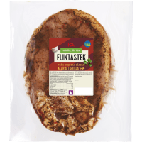 Illustration av Flintastek vl/ört