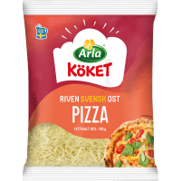 Illustration av Riven ost Pizza 32%