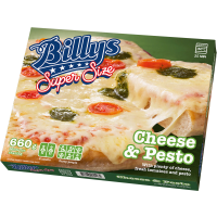 Illustration av Super size Billys