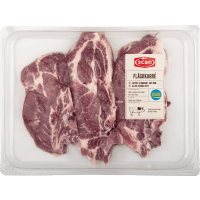 Illustration av Färsk svensk fläskkarré med ben