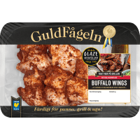 Illustration av Buffalo wings med glaze