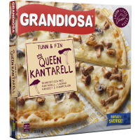 Illustration av Pizza Queen kantarell
