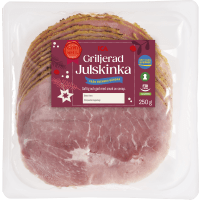 Illustration av Griljerad Julskinka