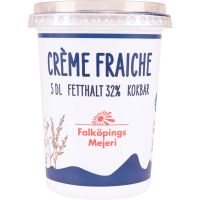 Illustration av Creme Fraiche 34%