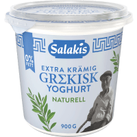 Illustration av Grekisk yoghurt 0%