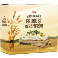Illustration av Frukost Knäckebröd Sesam