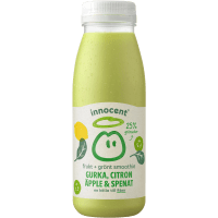 Illustration av Smoothie gurka äpp