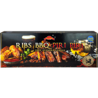 Illustration av RIBS BBQ PIRI PIRI