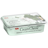 Illustration av Cr cheese vitl/ört