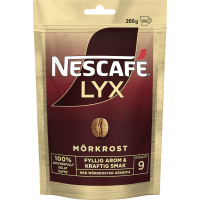 Illustration av Snabbkaffe Refill Lyx Mörkrost Nescafé