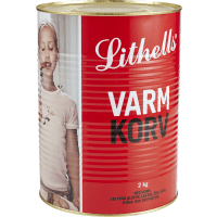 Illustration av Varmkorv med naturskinn konserv