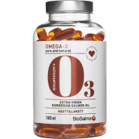Illustration av 14. Omega 3 pure and natural laxolja 180-p
