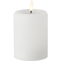 Illustration av LED Blocklj rille vit H