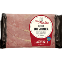 Illustration av Julskinka Kokt Mor Matildas 100g Jakobsdals
