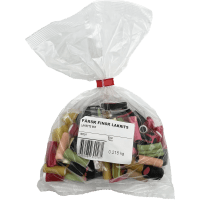 Illustration av Finsk Lakrits Lakritsmix