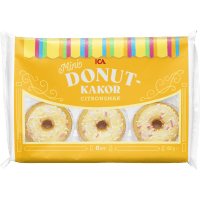 Illustration av Donutkakor citron