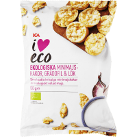 Illustration av Minimajskakor Gräddfil & Lök Ekologisk