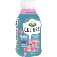 Illustration av Cultura Profibi drickfil hallon