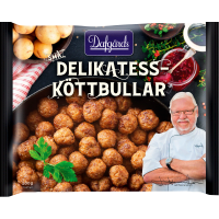 Illustration av Köttbullar Små delikatess Fryst