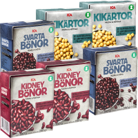 Illustration av Bönor, Kikärtor, Linser