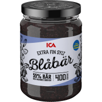 Illustration av Blåbärssylt Extra fin
