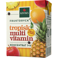 Illustration av Multivitamindryck Tropisk 200ml