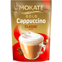 Illustration av Kaffe Cappuccino Classic Gold Zip