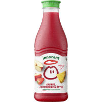 Illustration av Ananas & jordgubbsjuice