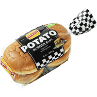 Illustration av Hamburgerbröd Potato Burger bun