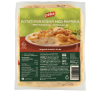 Illustration av Potatisgratäng med paprika