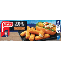 Illustration av Fish & Crisp Fiskpinnar