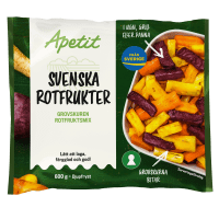 Illustration av Svenska rotfrukter