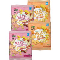 Illustration av Majskrokar barnsnacks