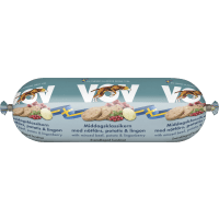 Illustration av Hundfoder Nötfärs/Potatis/Lingon