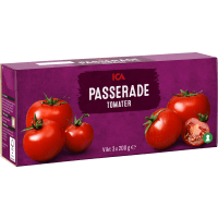 Illustration av Passerade tomater 3-p 200g