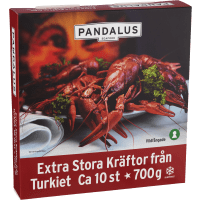 Illustration av X Stora Turk.Kräftor